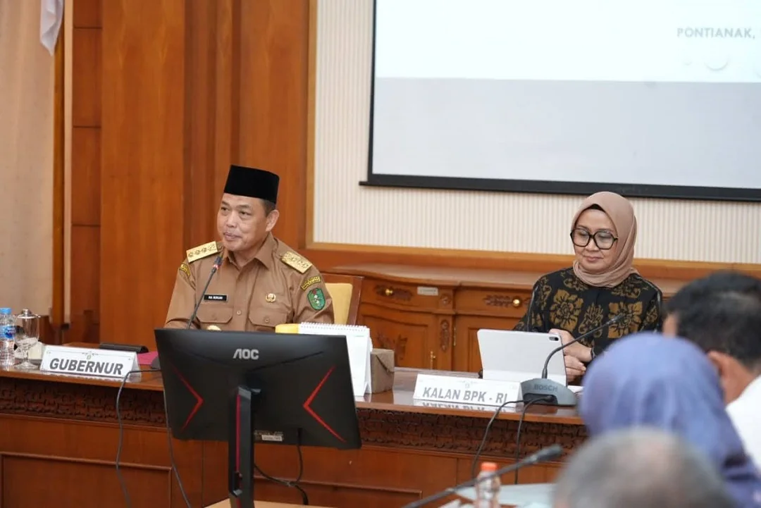 Gubernur Kalbar Serius Dukung Transparansi Keuangan, Minta OPD Tindak Lanjuti Temuan BPK. (FOTO: ADPIM)