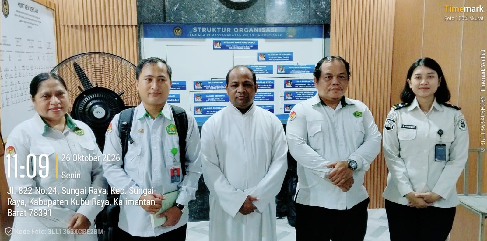 Bimbingan & Penyuluhan di Lapas Kelas IIA Sungai Raya. Senin, 26 Oktober 2026.