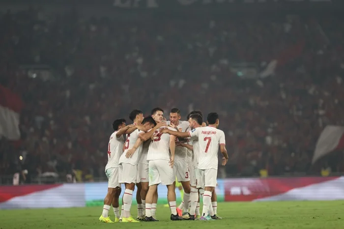 Rayakan Gol Tom Haye di laga kontra Filipina di Stadion GBK.