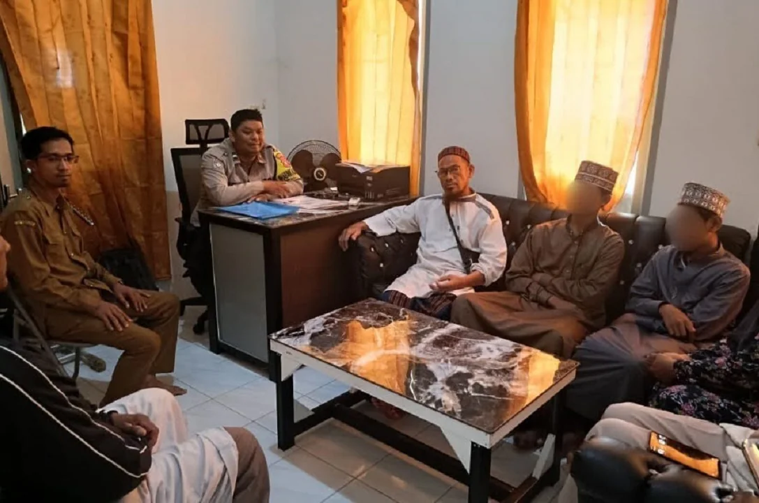 Kasus Viral Santri Dibuli Hoax, Polisi dan Keluarga Sepakat Damai Melalui Restorative Justice. (FOTO: HUMAS)