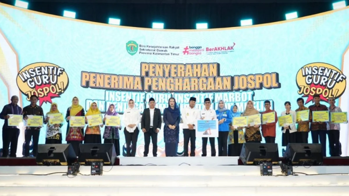 Sebanyak 2.388 guru di Balikpapan menerima insentif Rp1,5 juta melalui program Jospol. Foto: Setda Prov Kaltim