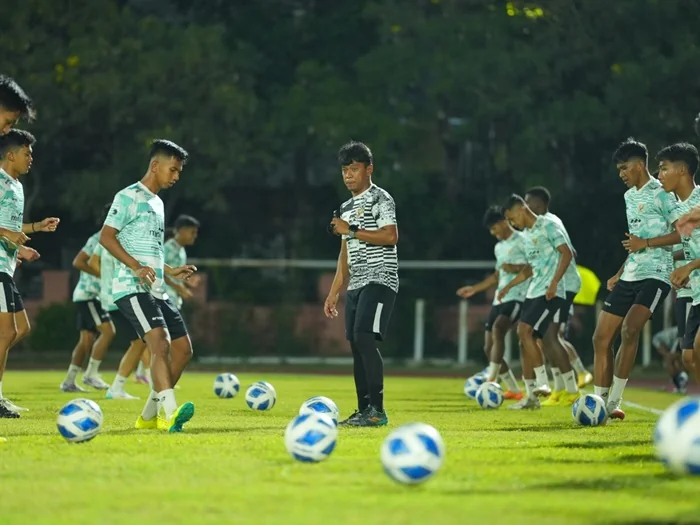 Timnas U-19 latihan (Foto: PSSI).