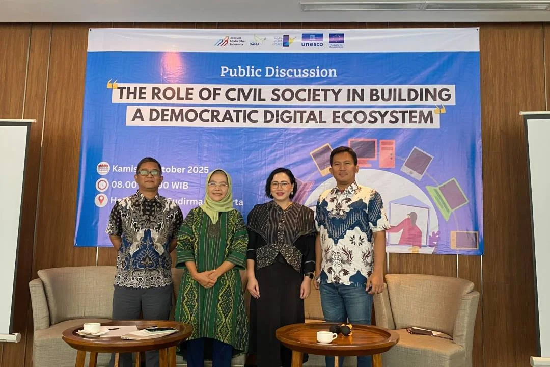 Ancaman Kebebasan dan Kekerasan Digital: AMSI dan Koalisi Damai Dorong Tata Kelola Ruang Digital Berbasis HAM. (FOTO: AMSI)