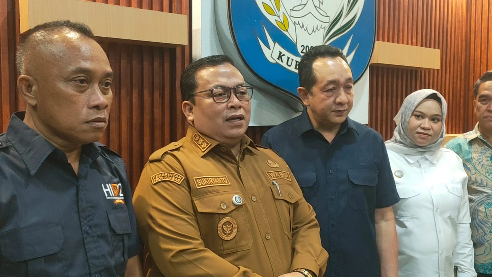 Wakil Bupati Kubu Raya, Sukiryanto saat ditemui di Aula Kantor Bupati Kubu Raya, Selasa, (13/10/26)