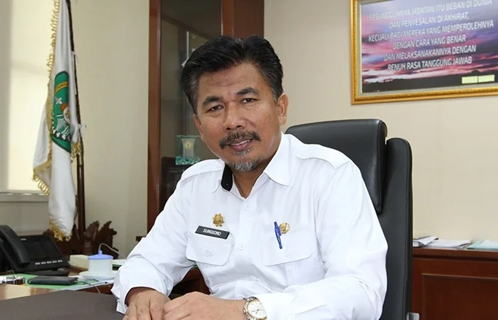 Sekretaris Daerah (Sekda) Kabupaten Kutai Kartanegara (Kukar) H .Sunggono.