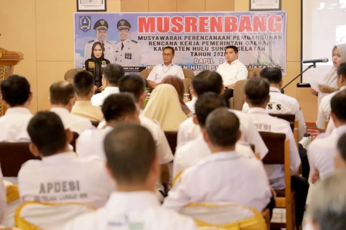 Pemerintah Kabupaten (Pemkab) Hulu Sungai Selatan (HSS) melakukan Musyawarah Perencanaan Pembangunan (Musrenbang) Rencana Kerja Pemerintah Daerah (RKPD) tahun 2026.(int)