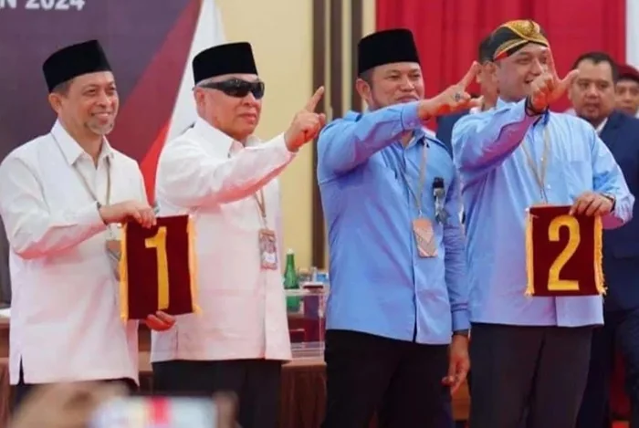 Nomor Urut Pilgub Kaltim: Isran-Hadi Nomor 1, Rudy-Seno 2.