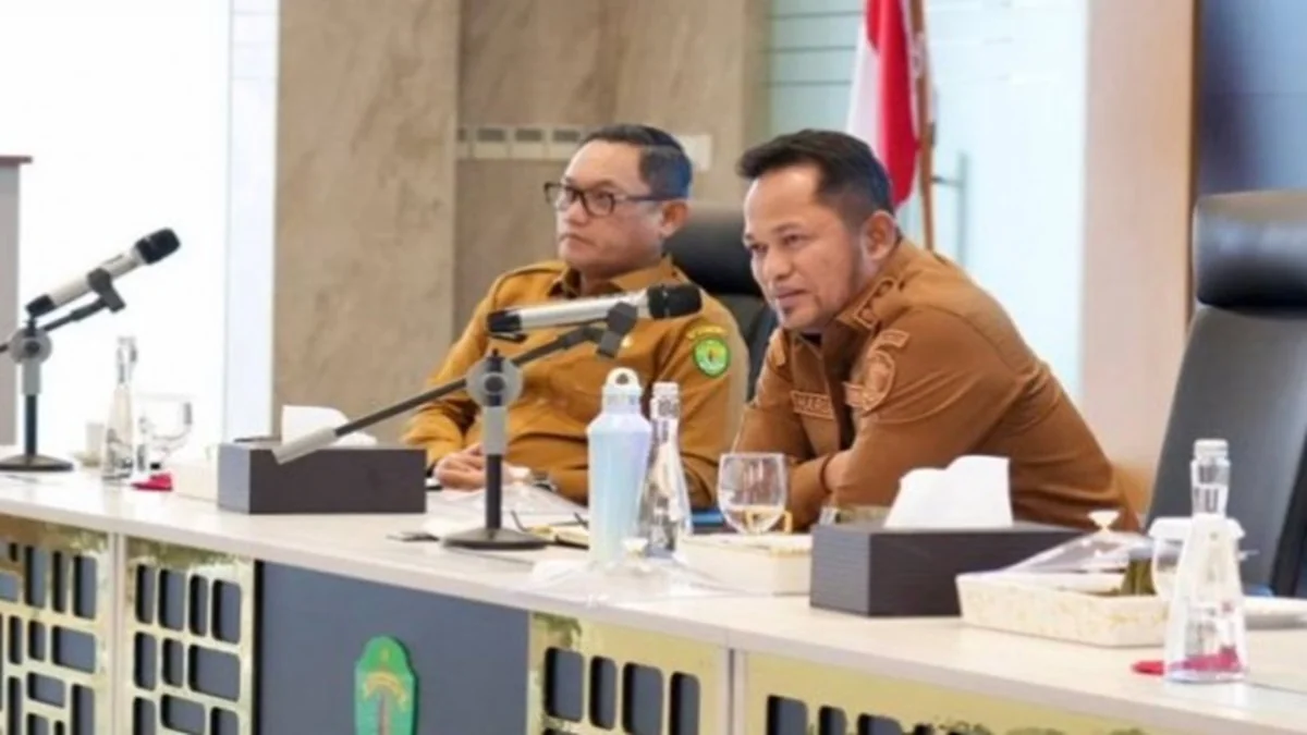 Gubernur Kalimantan Timur H. Rudy Mas’ud (Harum) menegaskan komitmen memperjuangkan tambahan anggaran pembangunan Kaltim langsung ke Menteri Keuangan. Foto: Adpimprovkaltim