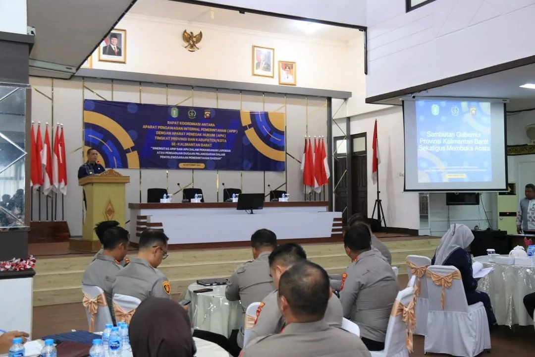 Norsan Ingatkan Masalah Korupsi: Kolaborasi APIP dan APH Kunci Utama Pemberantasan Korupsi di Kalbar. (FOTO: PROKOPIM)