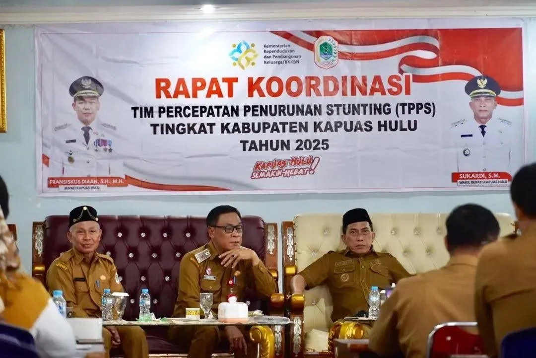 Website Aksi Bangda Jadi Kunci: Kapuas Hulu Perkuat Data dan Sinergi Lintas Sektor untuk Turunkan Angka Stunting. (FOTO: PROKOPIM)
