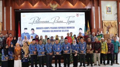 44 ASN Ikuti Pelepasan Purna Tugas Anggota Korps Pegawai RI